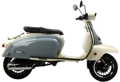 Royal Alloy TG 125cc AC CBS Pewter Grey/Ivory