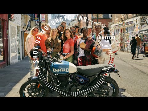 Royal Enfield Hunter 350 - Rebel Black