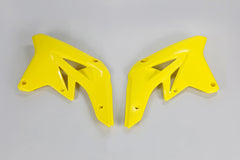UFO Radiator Covers RMZ250 07-09 - Yellow
