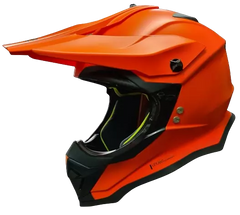 Nolan N53 MX Helmet Plain - Matt Orange