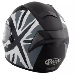 Vcan V128 Full Face Helmet - Blackjack
