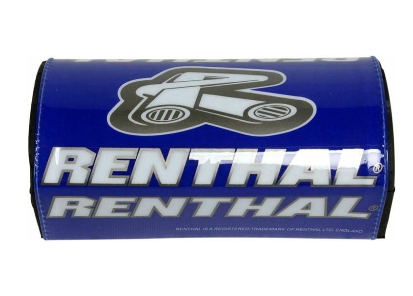Renthal Fat Bar Pad - Blue / White