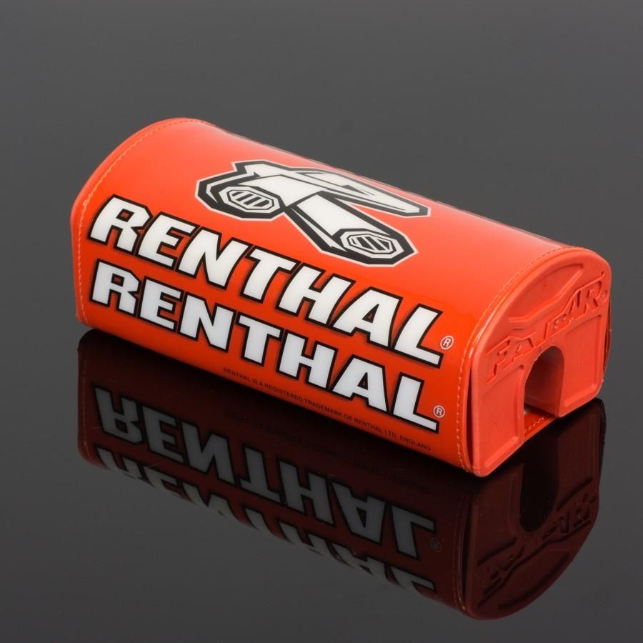 Renthal Fat Bar Pad - Orange / White