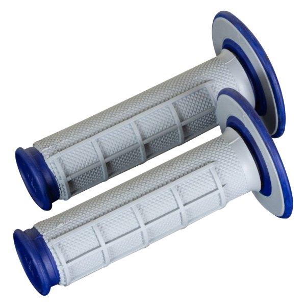 Renthal Dual Layer Handlebar Grips - Grey / Blue