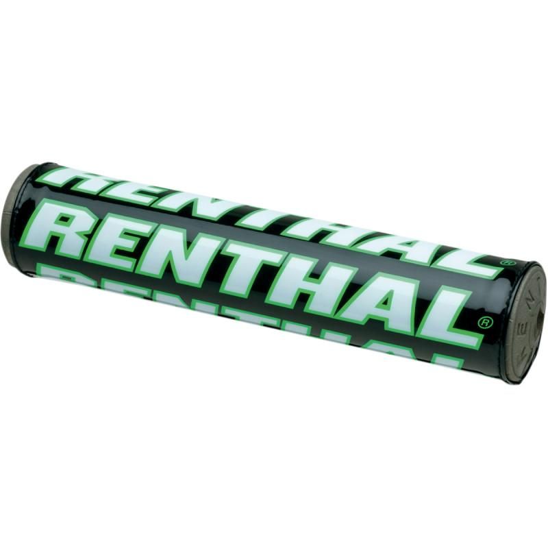 Renthal 10" Supercross Bar Pad - Black / White / Green