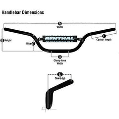 Renthal Enduro 764 Handlebars - Black
