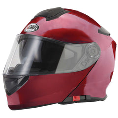 Vcan V271 Burgundy Motorcycle Helmet