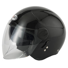 Vcan V595 Open Face Helmet - Gloss Black