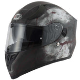 Vcan V128 Full Face Motorcycle Helmet - Rage
