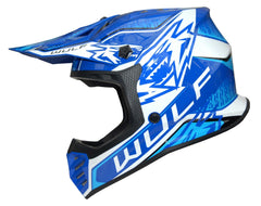 Wulfsport Air-X Kids MX Helmet - Blue