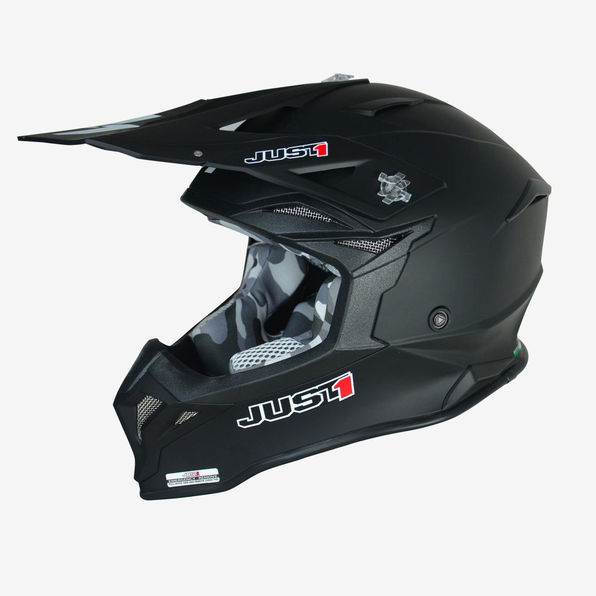 JUST1 J39 Thruster MX Off-Road Motocross Helmet - Matt Black