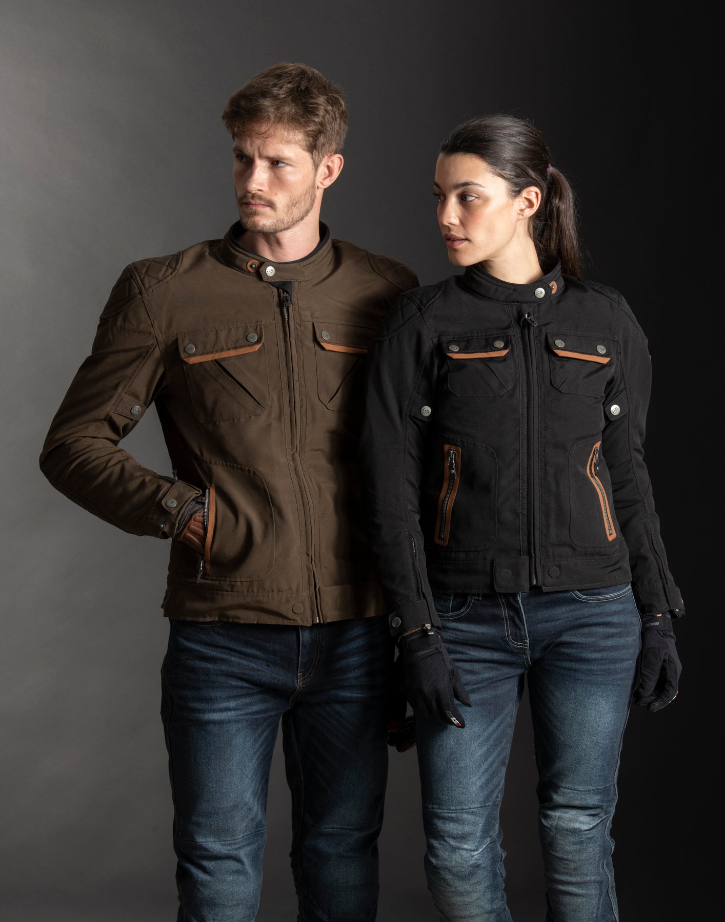 LS2 BULLET BROWN MENS JACKET