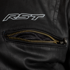 RST Brixton Ladies Wax Textile Jacket - Black