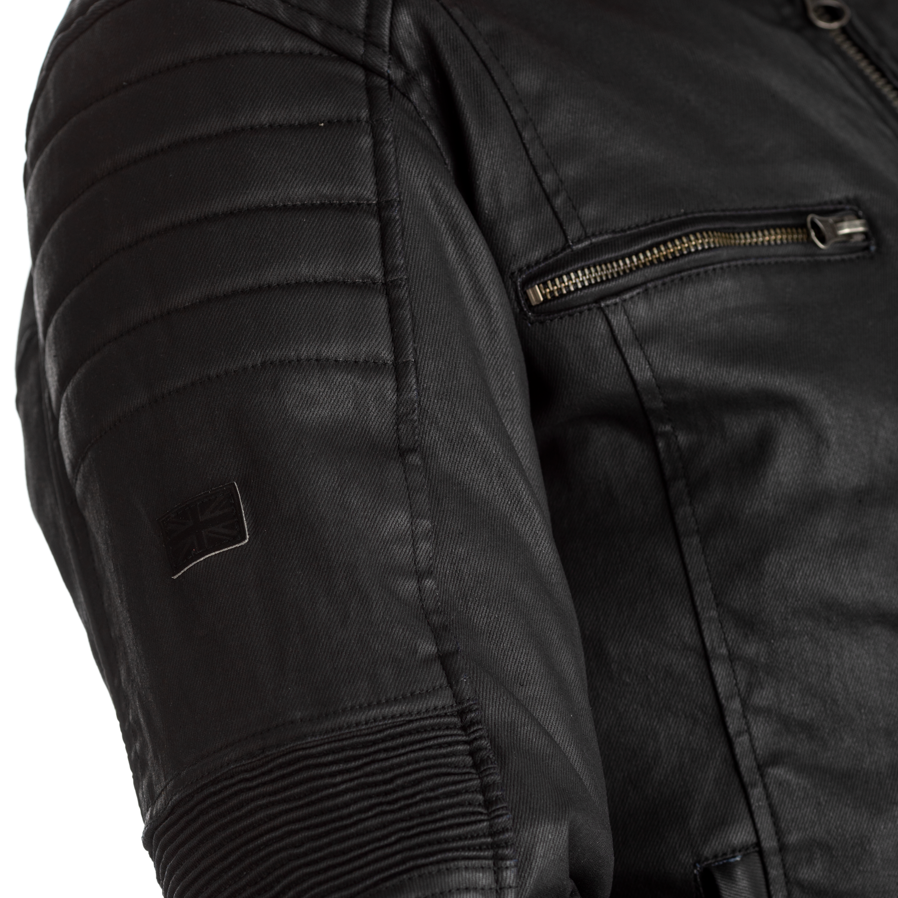 RST Brixton Ladies Wax Textile Jacket - Black