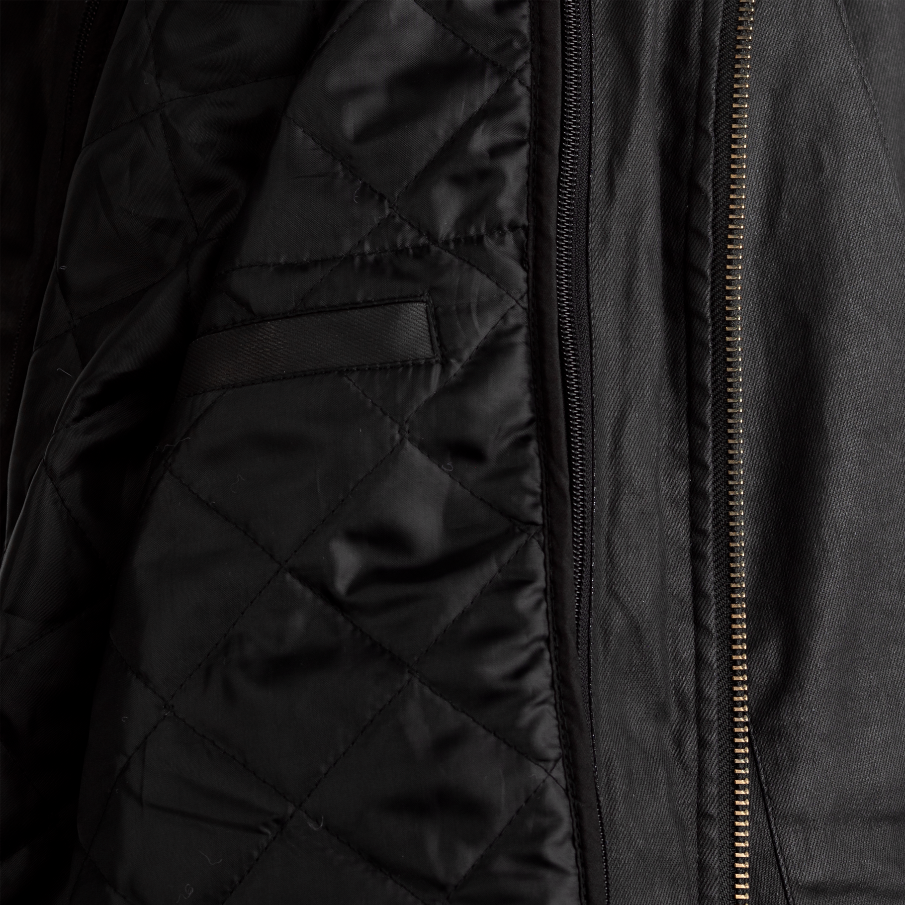 RST Brixton Ladies Wax Textile Jacket - Black
