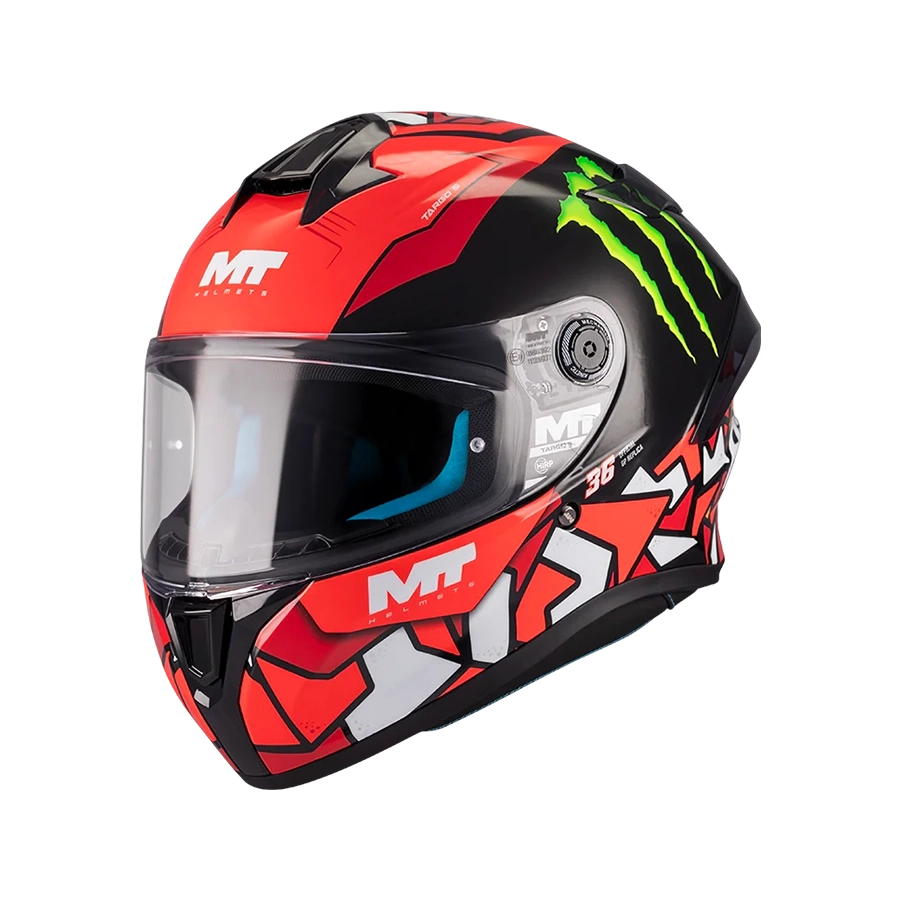 MT TARGO S PIQURAS B5 GLOSS MONSTER ENERGY HELMET