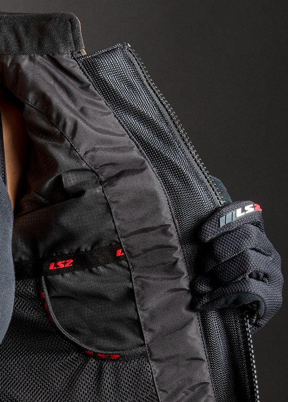 LS2 BULLET BLACK LADIES JACKET