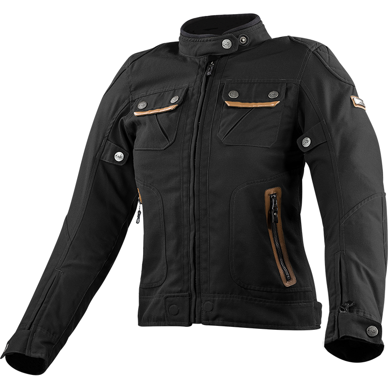 LS2 BULLET BLACK LADIES JACKET