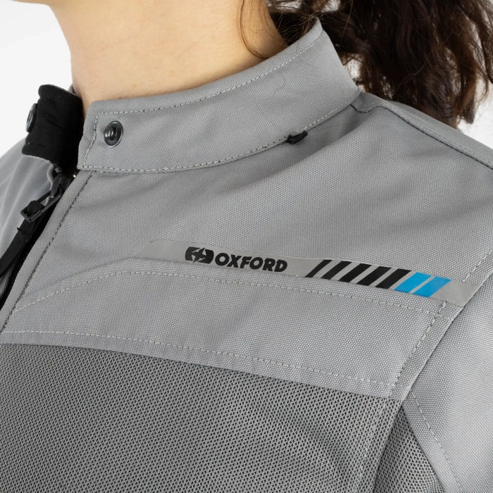 OXFORD ARIZONA ARCTIC GREY LADIES AIR MESH JACKET