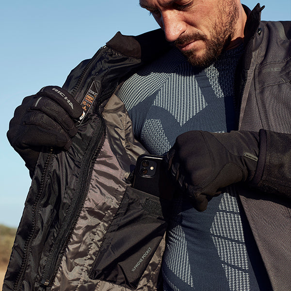 Richa Phantom 3 Textile Jacket - Black / Grey