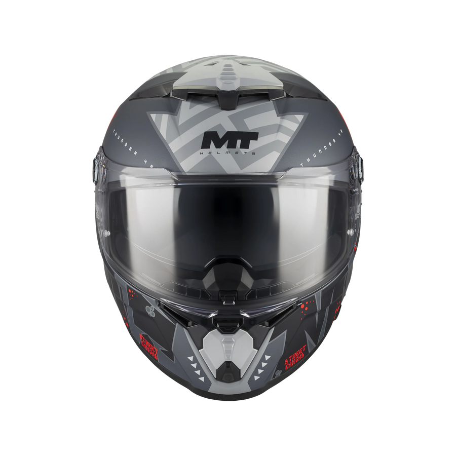 MT THUNDER 4R CANVAS MATT RED BLACK