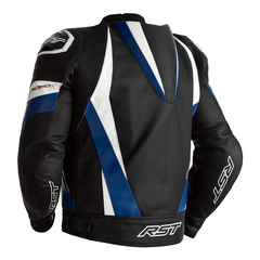 RST Tractech Evo 4 Leather Jacket - Black / Blue