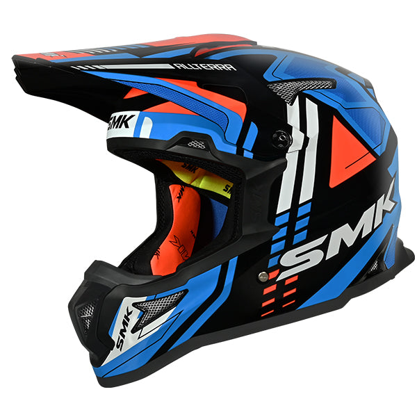 SMK ALLTERRA X-SPRINT GL257 GLOSS BLACK BLUE ORANGE