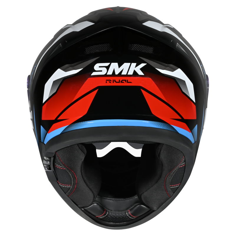 SMK TYPHOON RIVAL GL213 GLOSS BLACK RED BLUE