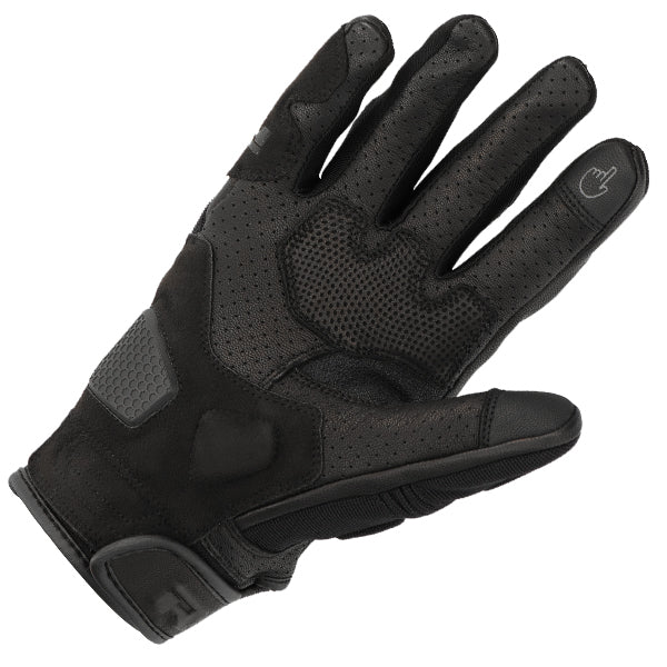 RICHA STRADALE SUMMER GLOVE BLACK RED