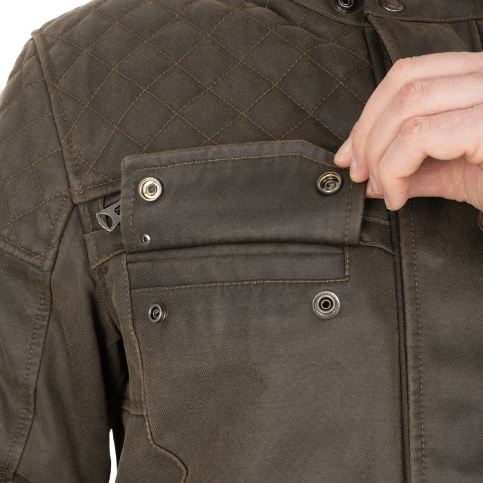 OXFORD HARDY KHAKI WAX COTTON MENS AA JACKET