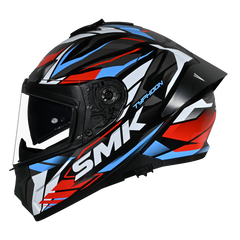 SMK TYPHOON RIVAL GL213 GLOSS BLACK RED BLUE