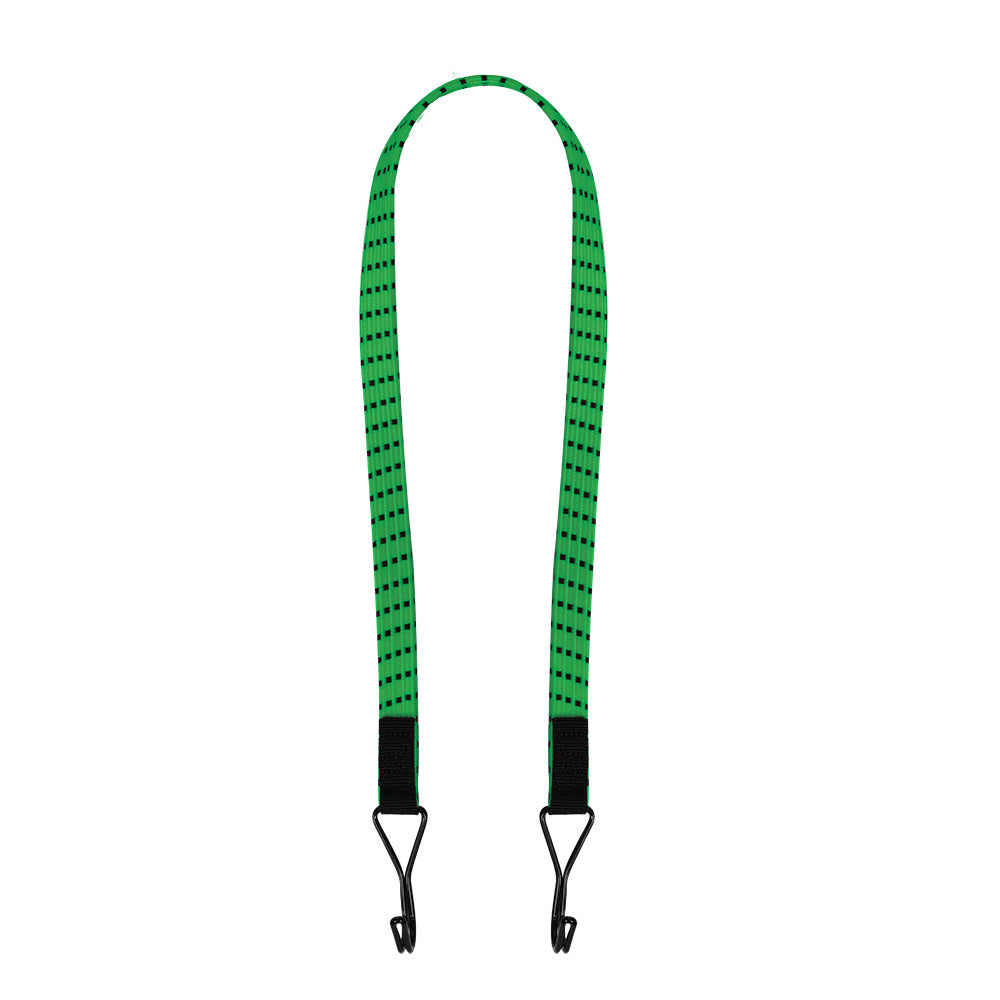 Oxford Twin Wire Flat Bungee 16mm - Black / Green