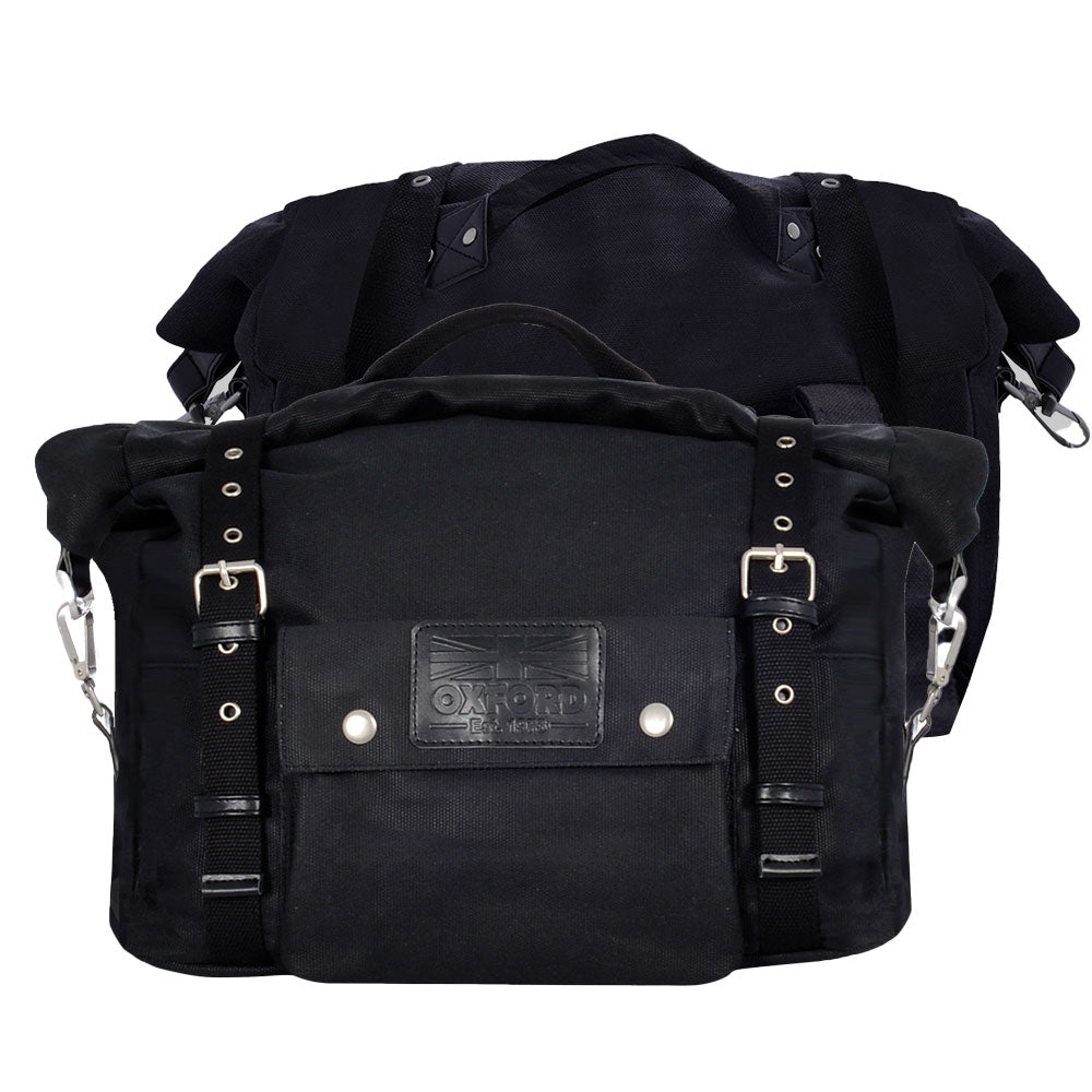 Oxford Heritage Panniers 40L - Black