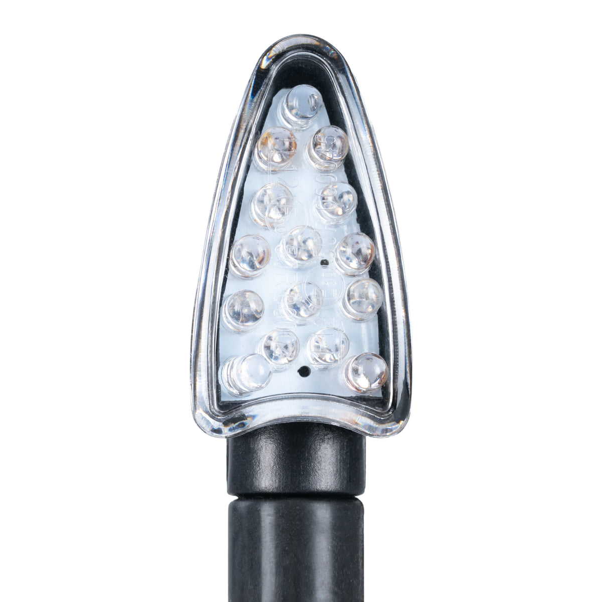 Oxford Arrow Indicator Blk Long Stem Clear Lens