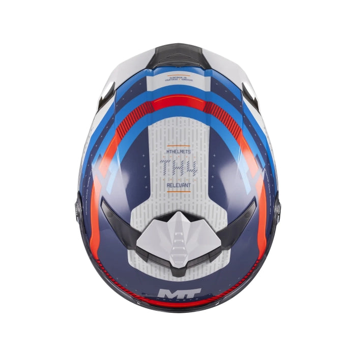 MT THUNDER 4R RELEVANT GLOSS BLUE RED GREY