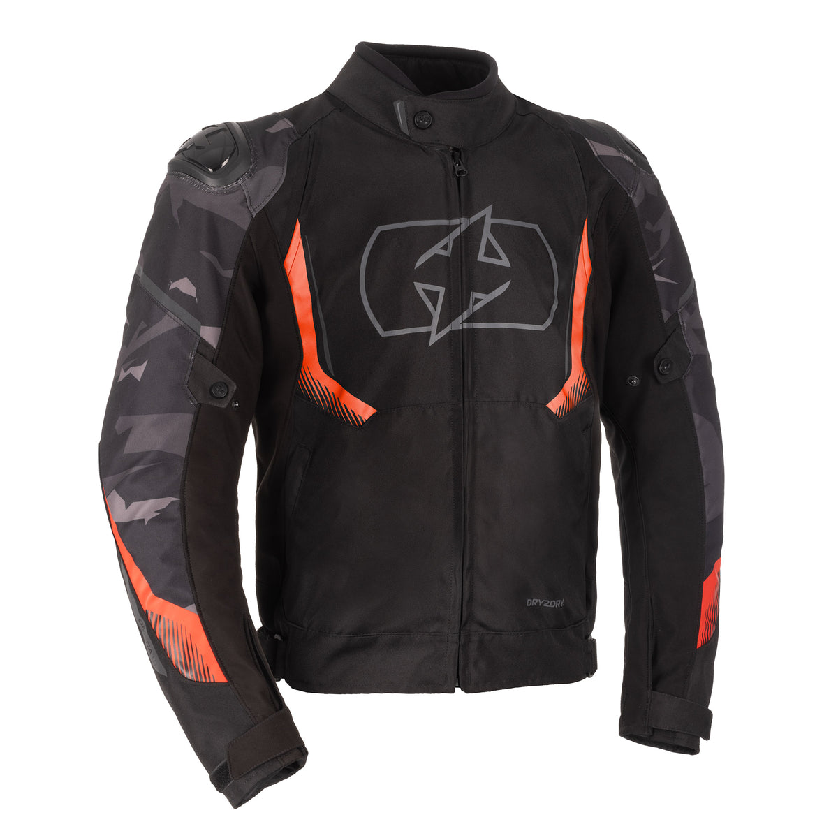 Oxford Omega 1.0 D2D MS Jacket - Black / Camo / Red