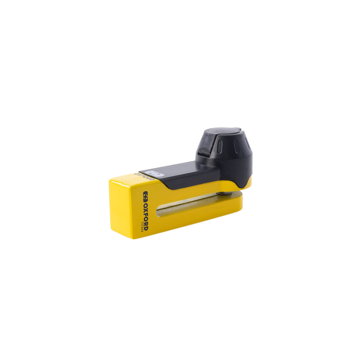 Oxford Titan 10mm Pin Disc Lock incl. Pouch - Yellow