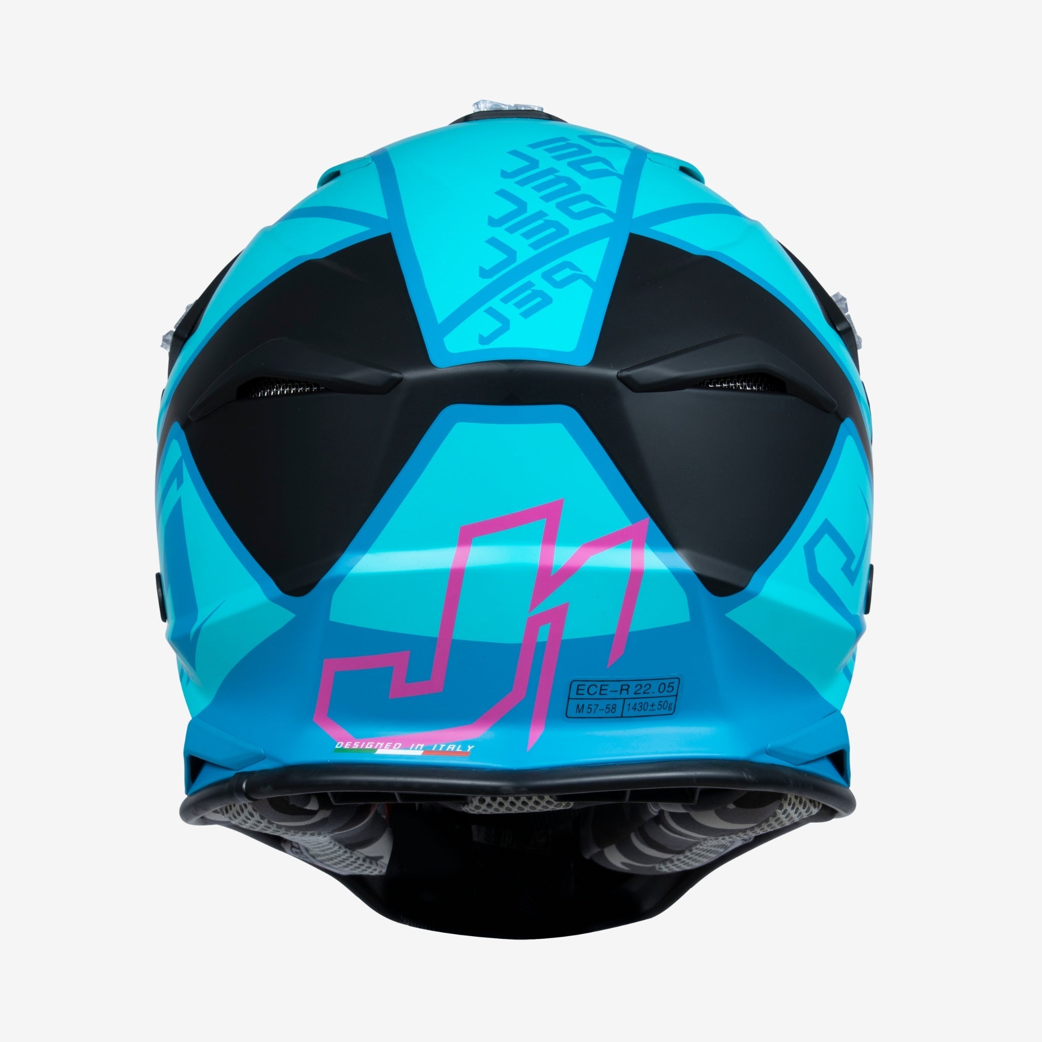 JUST1 J39 THRUSTER BLUE FUXIA BLACK MX HELMET