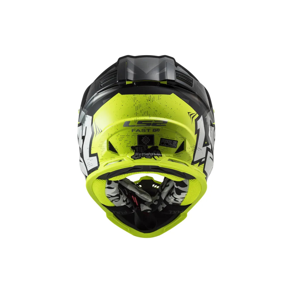 LS2 MX437 YELLOW KIDS MX HELMET