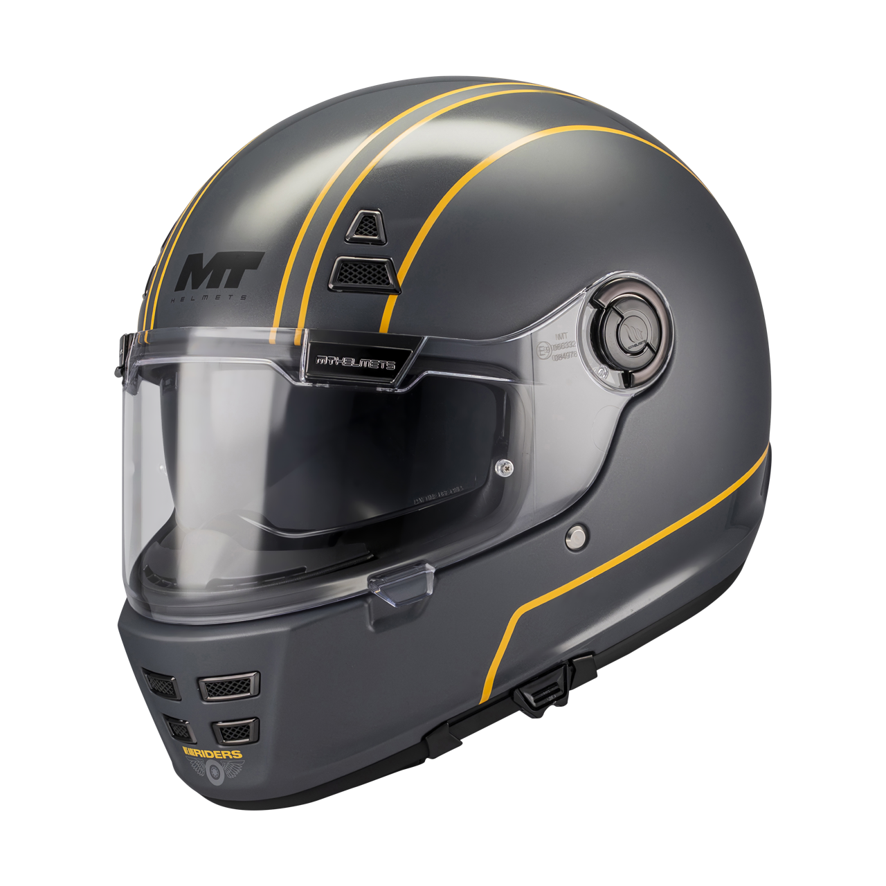MT Jarama SV Wild Helmet - Black / Orange