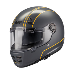 MT Jarama SV Wild Helmet - Black / Orange