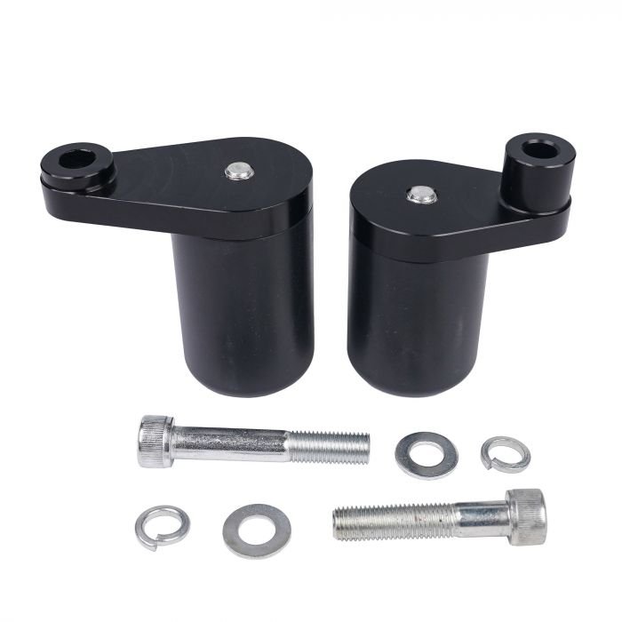 BikeTek Black STP Crash Protector For Yamaha YZF-R6 03-06