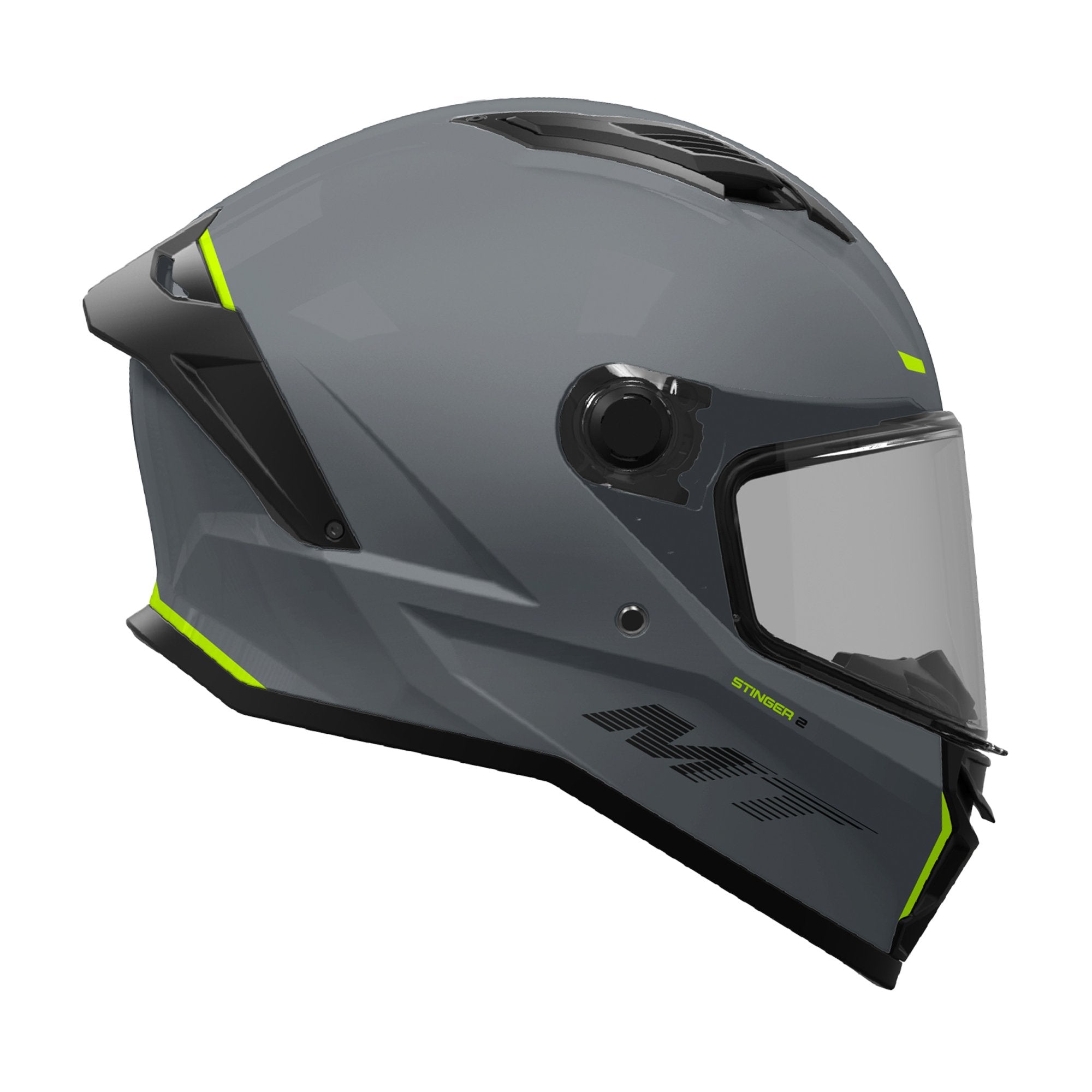 MT Stinger 2 Full Face Helmet - Titanium Matt Grey