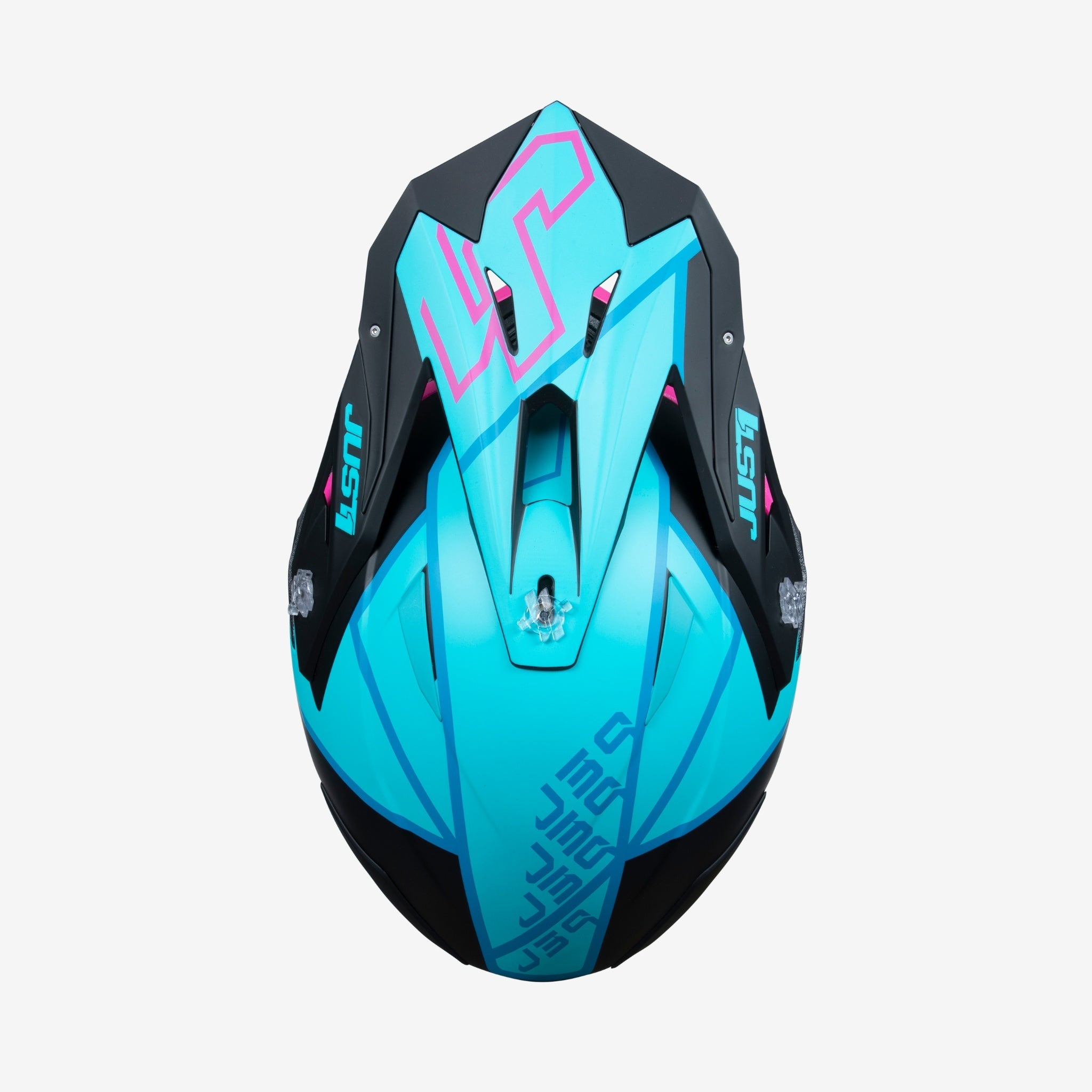 JUST1 J39 THRUSTER BLUE FUXIA BLACK MX HELMET