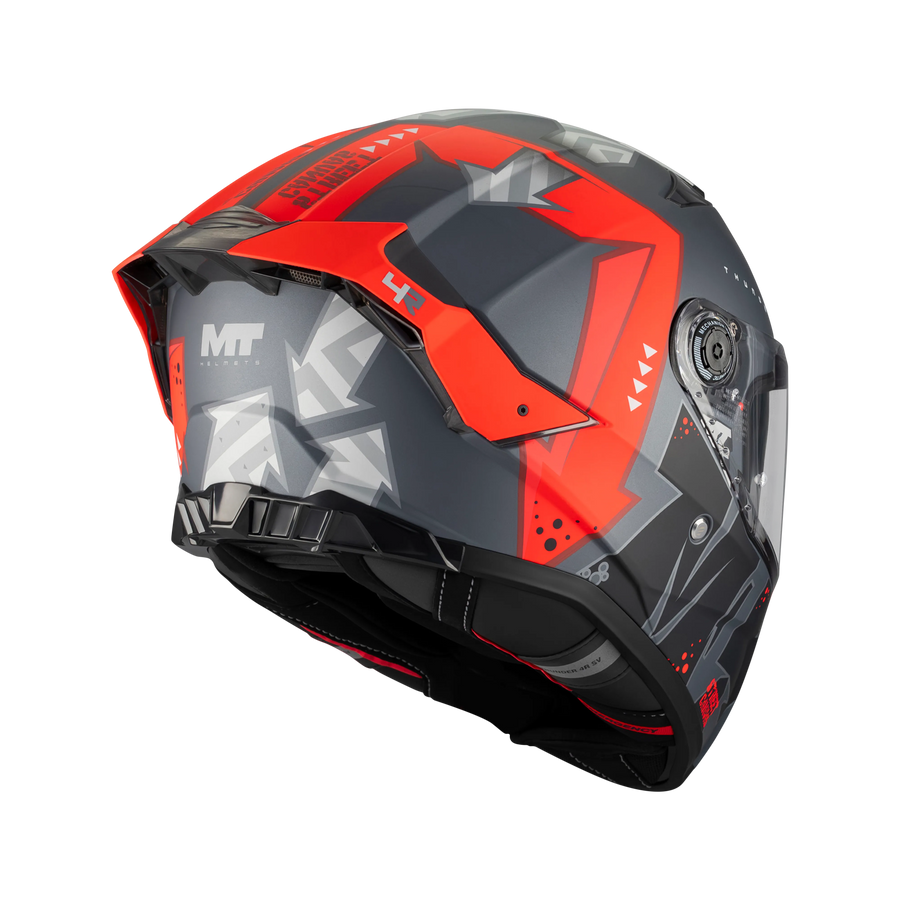 MT THUNDER 4R CANVAS MATT RED BLACK