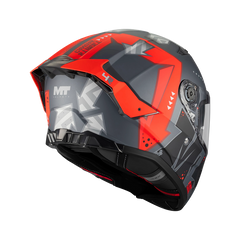 MT THUNDER 4R CANVAS MATT RED BLACK