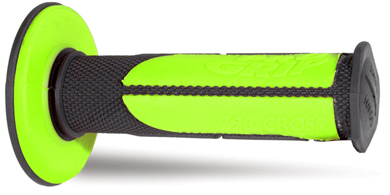 Progrip 798 Dual Density MX Grips - Black / Green