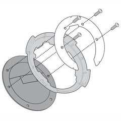 Flange Fitting Kit For Givi T491 Tank Lock  - BF08