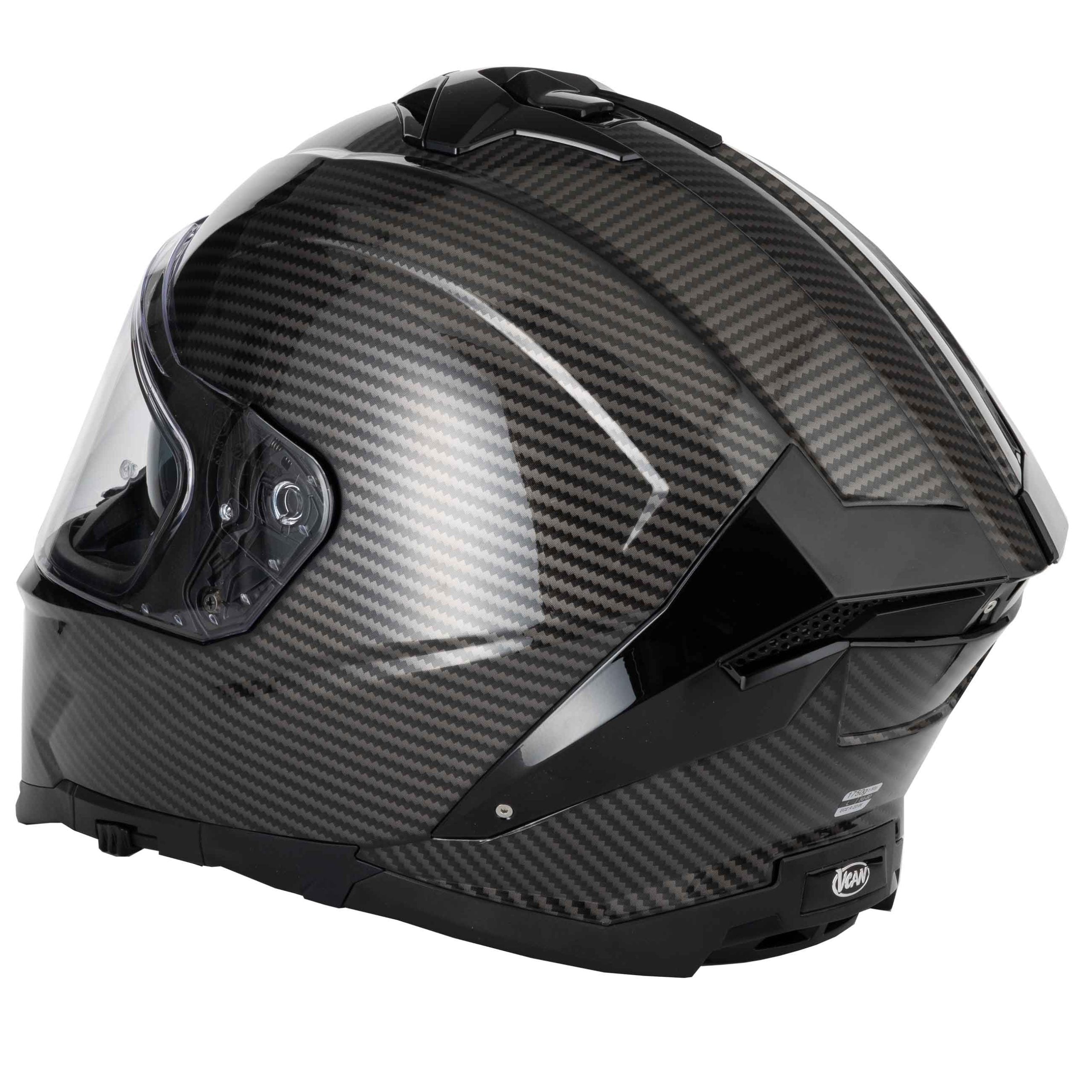 VCAN H162 X-ZERO CARBON LOOK HELMET BLACK