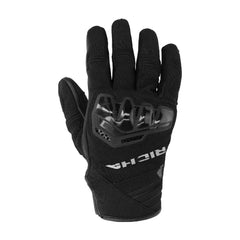 RICHA STRADALE SUMMER GLOVE BLACK BLACK